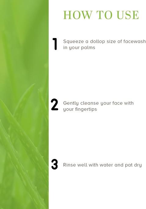 Khadi Natural Aloe Face Wash To Control Pigmentation 100G