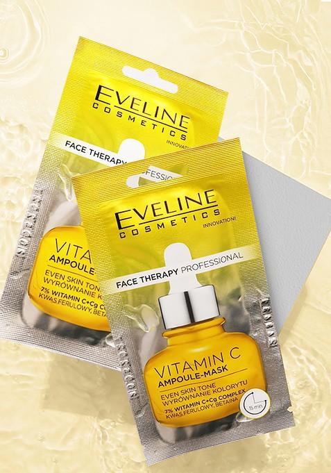 Eveline Cosmetics Face Therapy Professional Vit C Ampoule Mask 8Ml