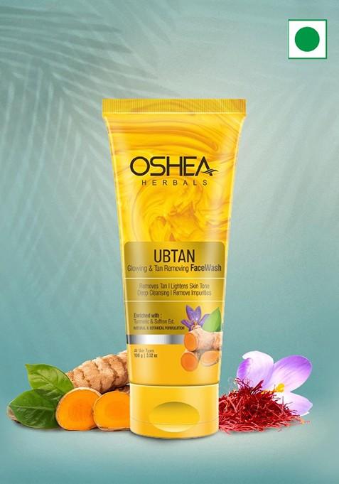 Oshea Herbals Ubtan Glowing Tan Removing Face Wash 100G