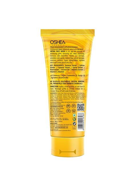 Oshea Herbals Ubtan Glowing Tan Removing Face Wash 100G
