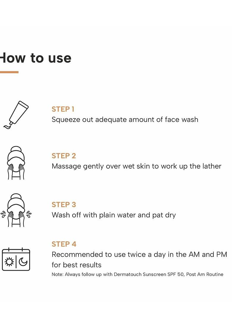 Dermatouch Set Of 2 Bye Pigmentation Face Wash With Niacinamide 70 G Each