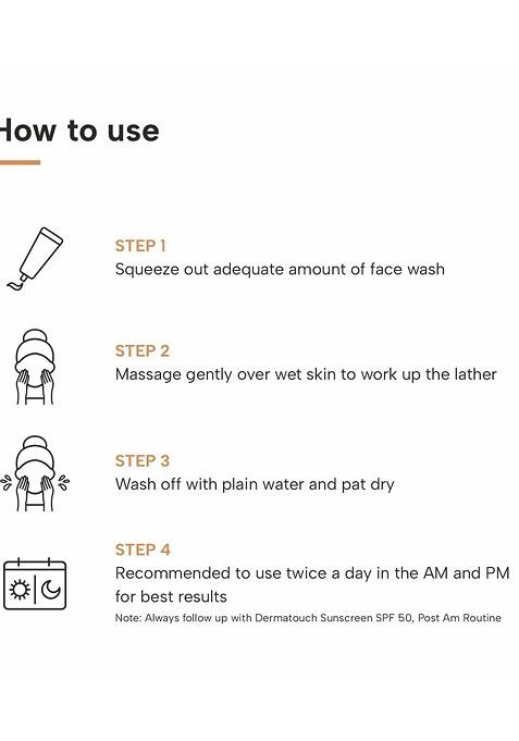 Dermatouch Set Of 2 Bye Pigmentation Face Wash With Niacinamide 70 G Each