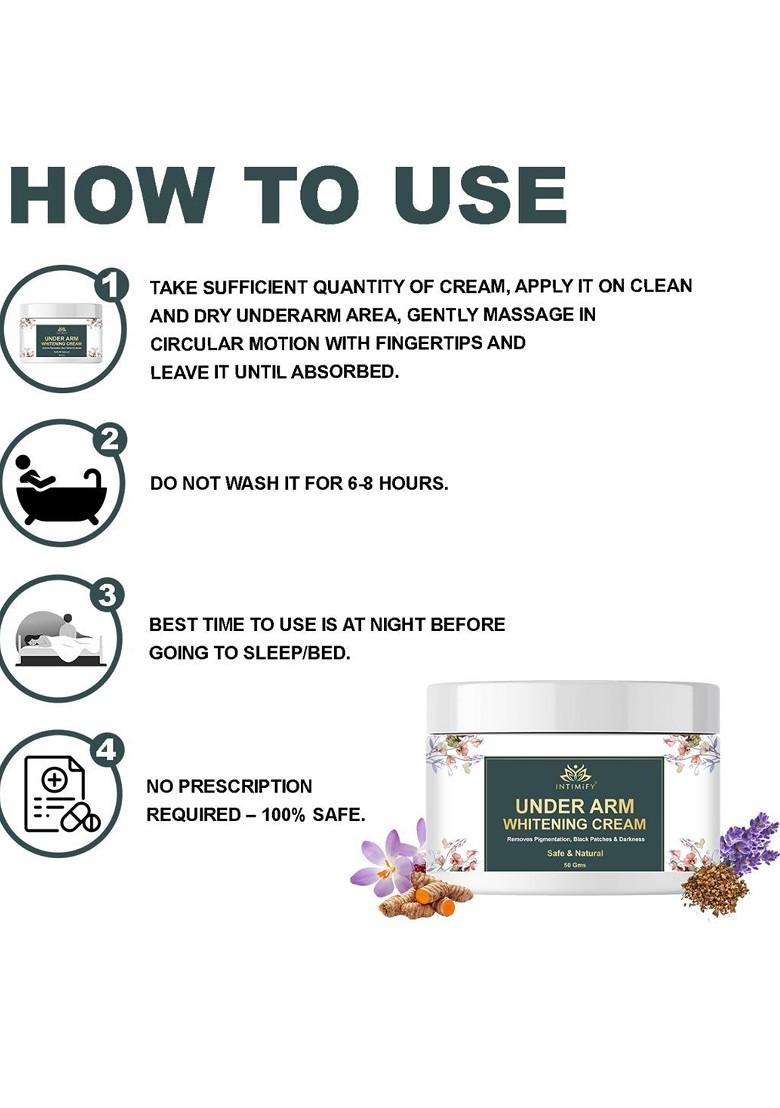 Intimify Underarm Whitening Cream With Rosemary Turmeric 50 G