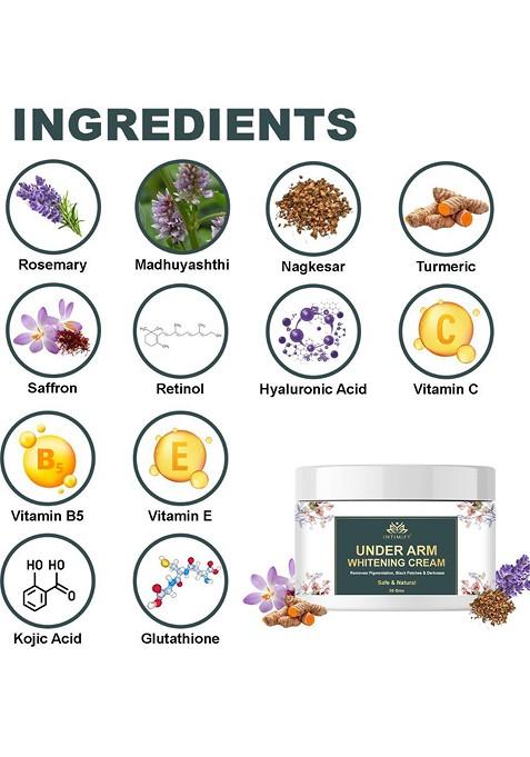 Intimify Underarm Whitening Cream With Rosemary Turmeric 50 G