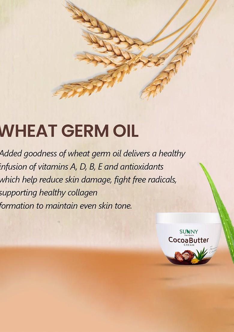 Sunny Herbals Cocoa Butter Nourishing Hydrating Cream For Dry Skin 125G