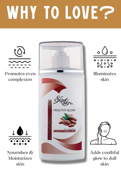 Skin Secrets Healthy Glow Moisturizing Body Lotion With Almond Oil 500 Ml