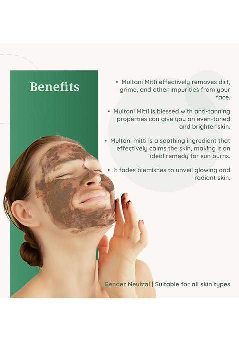 Herbal Mitra Natural Multani Mitti Powder For Skin 100 G