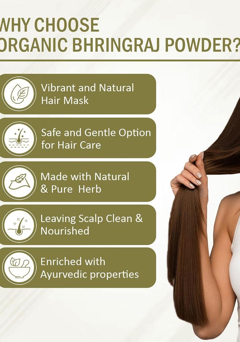 7Daysnatural Natural Herbal Bhringraj Powder For Hair Face 200 G