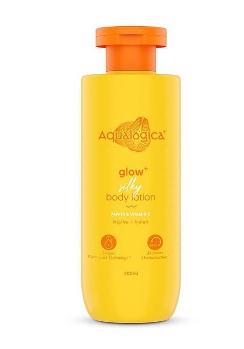 Aqualogica Glow Silky Vitamin C Papaya Body Lotion 200 Ml