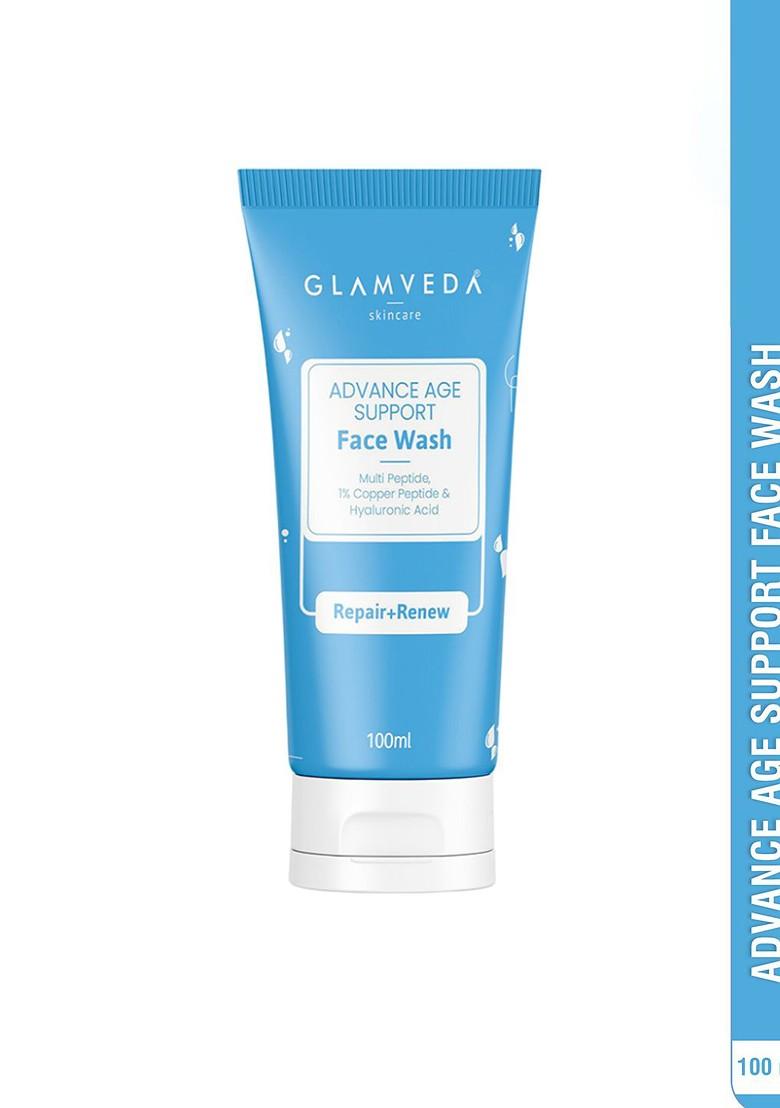 Glamveda Glamveda1 Copper Peptide Hyaluronic Acid Anti Aging Face Wash 100 Ml