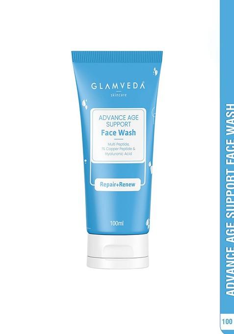Glamveda Glamveda1 Copper Peptide Hyaluronic Acid Anti Aging Face Wash 100 Ml