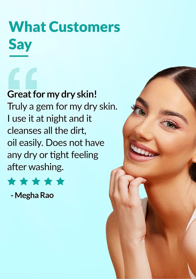 Fixderma Dewrav Gentle Hydrating Face Wash With Oats Hyaluronic Acid 100Ml