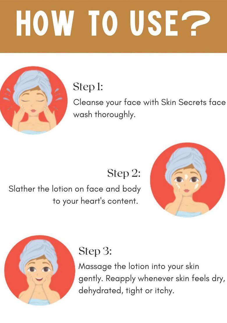 Skin Secrets Healthy Glow Moisturizing Body Lotion With Almond Oil 120 Ml