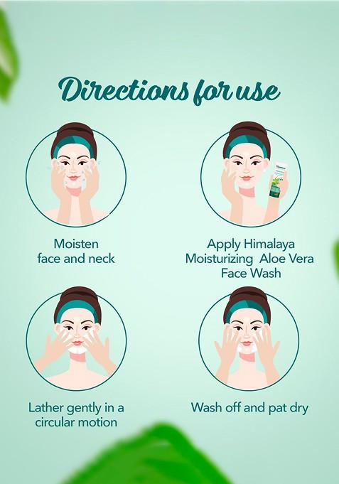 Himalaya Moisturizing Aloe Vera Face Wash 200Ml
