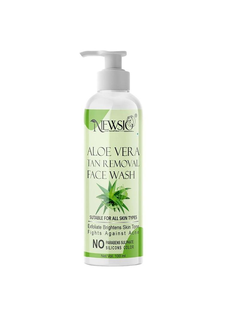 Newsio Aloe Vera Tan Removal Face Wash 100 Ml