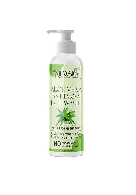 Newsio Aloe Vera Tan Removal Face Wash 100 Ml