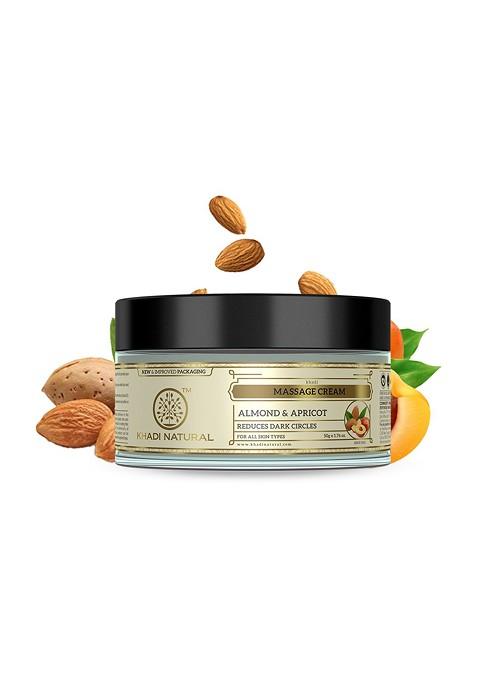 Khadi Natural Almond And Apricot Massage Cream 50 G