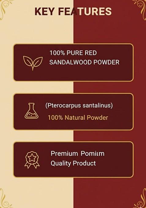 Donnara Organics Set Of 2 Red Sandalwood Powder Face Pack 150 G Each