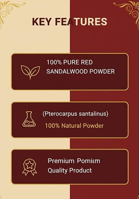 Donnara Organics Red Sandalwood Powder Face Pack 150 G