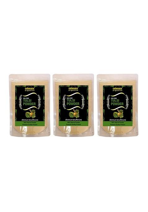 Donnara Organics Set Of 3 Tulsi Powder Face Mask 150 G Each