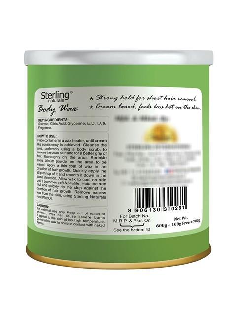 Sterling Naturals Women Wax Smooth Less Painful Hair Removal D Tan Formula 700G