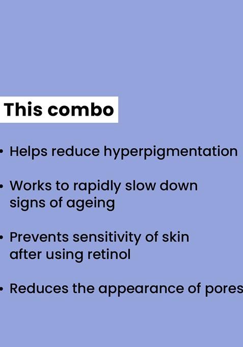 Foxtale Apid Wrinkle Reduction Retinol Serum 30Ml Matte Finish Sunscreen 50Ml