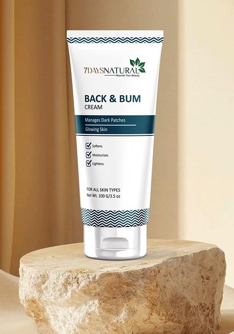 7Daysnatural Back And Bum Cream 100Gm