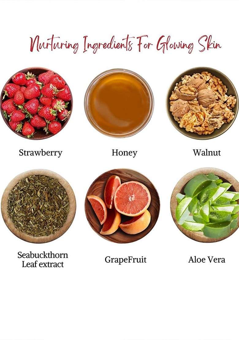Bodyherbals 8 Pcs Strawberry Essentials Gift Box - Indya