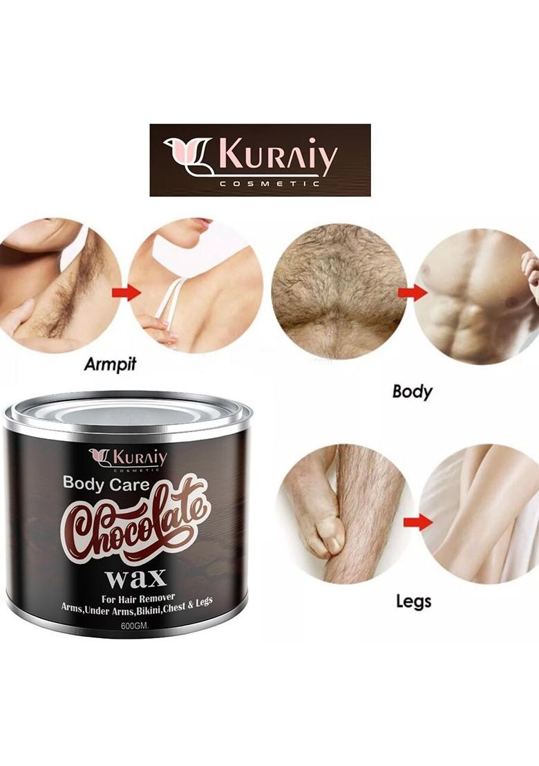 Kuraiy Body Care Detan Chocolate Wax For Hair Removal 600 G