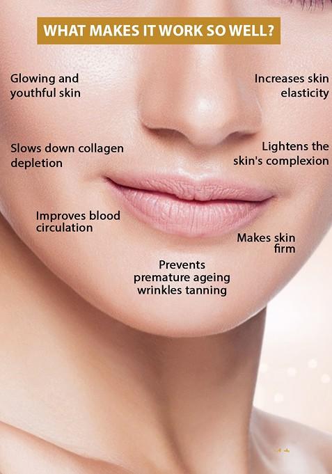 Aryanveda 24 Carat Gold Bleach Cream For Anti Aging Deep Skin Brightening 250G