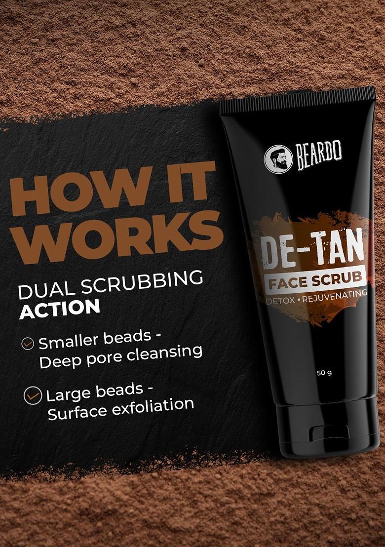 Beardo De Tan Face Scrub To Remove Blackhead 50G