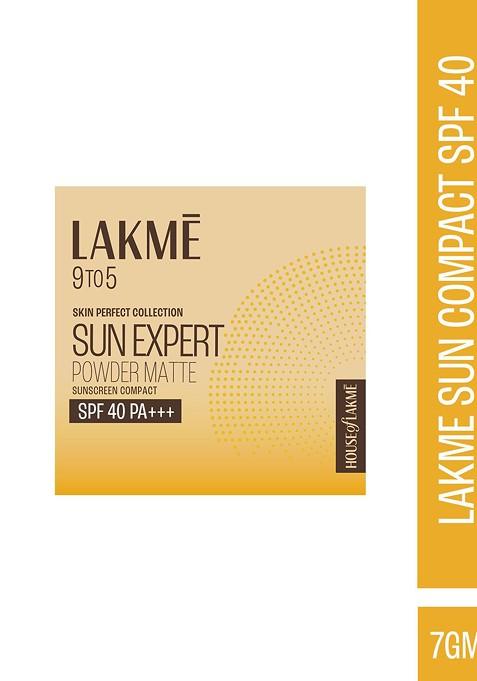 Lakme Sun Expert Spf 40 Pa Ultra Matte Compact With Vitamin E Iron Oxides 7G