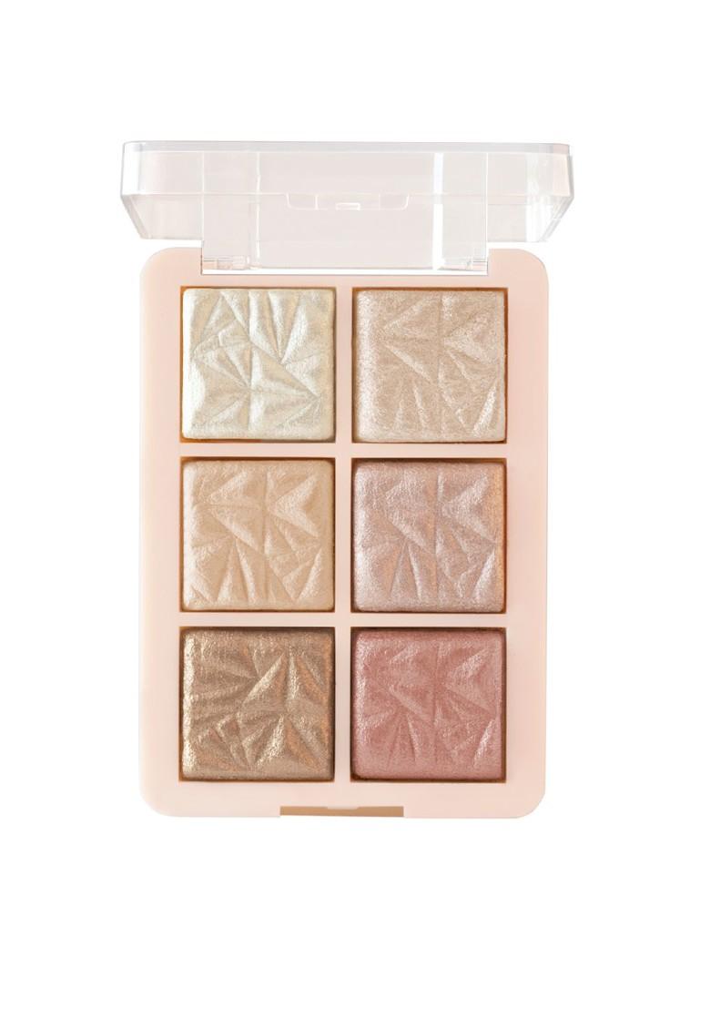 Mars Glowzilla Palette 6 Shade Long Lasting Illuminating Highlighter 12Gm 02