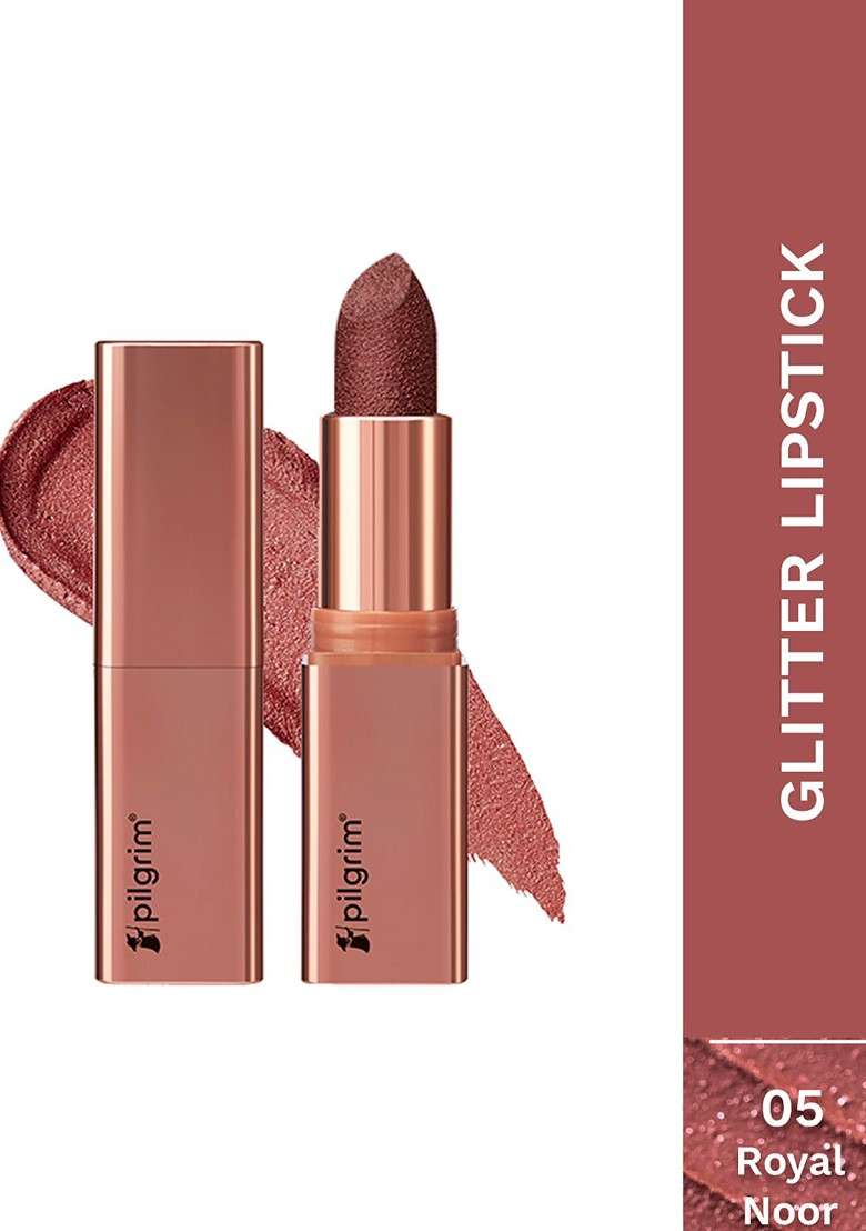 Pilgrim Dubai Bling 3D Glitter Formula With Matte Finish Lipstick 4 2 G Royal Noor 05 - Indya
