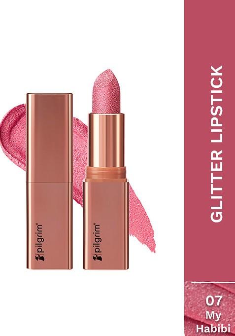 Pilgrim Glitter Lipstick Luxurious 3D Formula With Matte Finish 4 2 G My Habibi 07