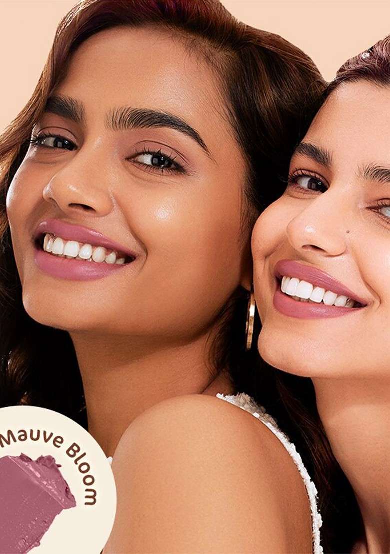 Mamaearth Creamy Matte Long Stay Lipstick With Murumuru Butter Mauve Bloom - Indya