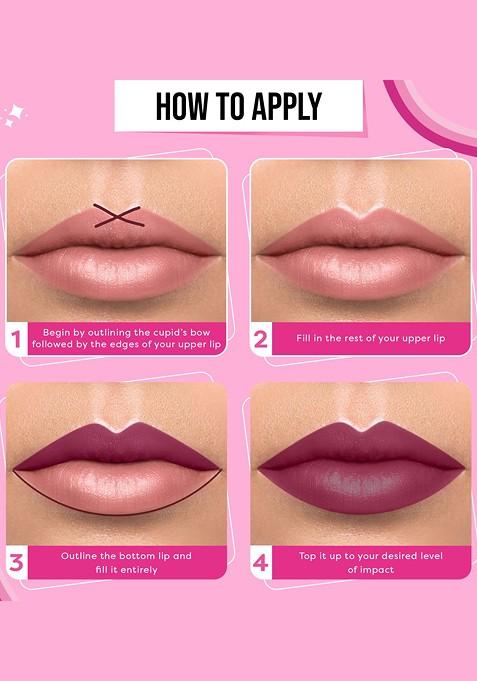 Sugar Pop Hydrating Satin Matte Lipstick Infused With Vitamin E Shea Butter Iris 09