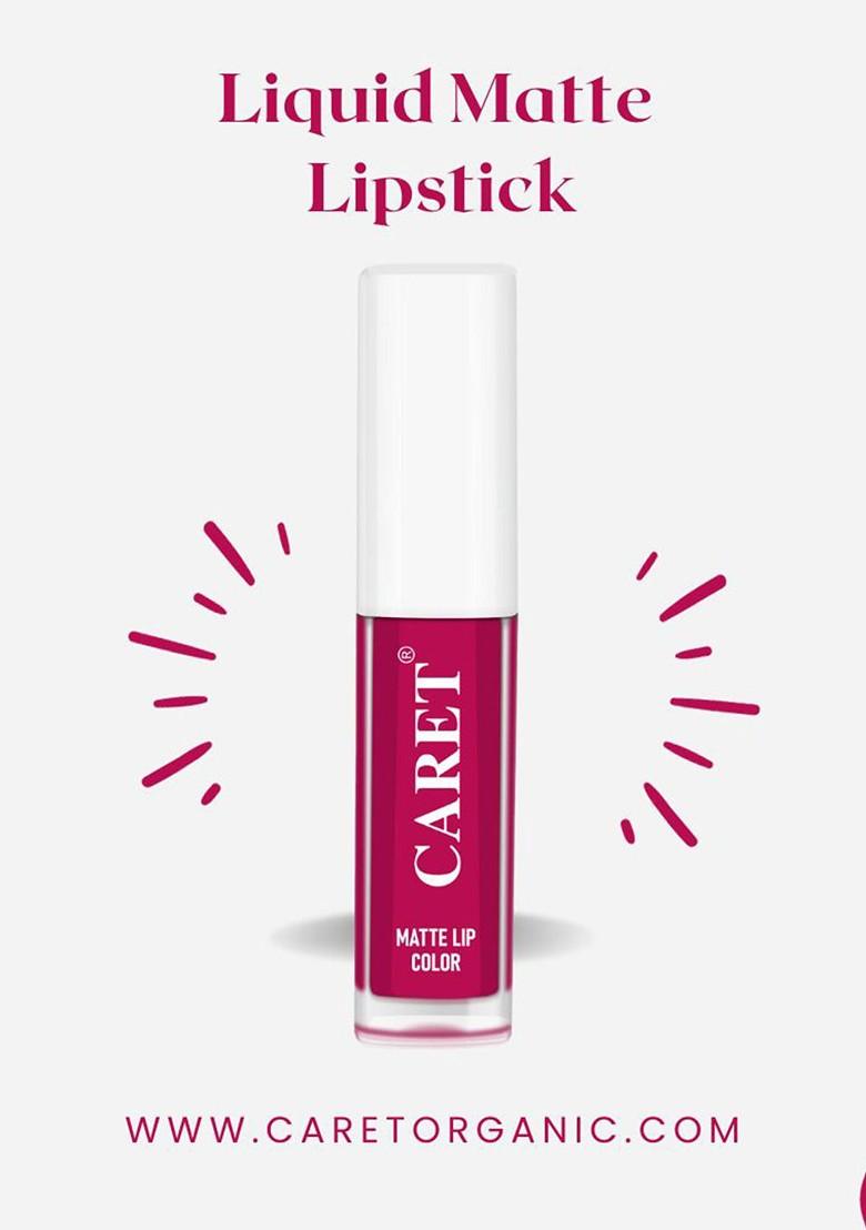 Caret Organic Set Of 2 Super Pigmented Liquid Matte Lipsticks 4 Ml Shade 5