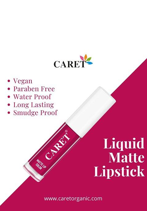 Caret Organic Set Of 2 Super Pigmented Liquid Matte Lipsticks 4 Ml Shade 5