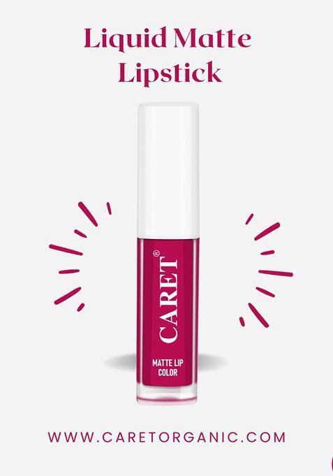 Caret Organic Set Of 2 Super Pigmented Liquid Matte Lipsticks 4 Ml Shade 5