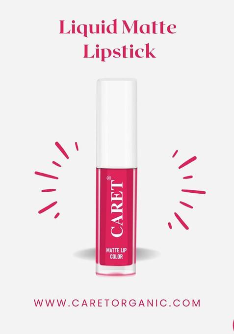 Caret Organic Set Of 2 Super Pigmented Liquid Matte Lipsticks 4 Ml Shade 5