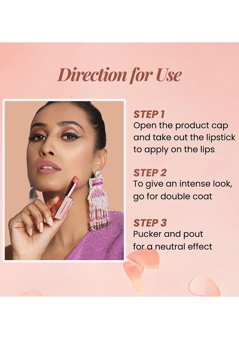 Coloressence Roseate Nudes Long Lasting Creamy Lipstick 3 Gm Barely Brown Rn 1