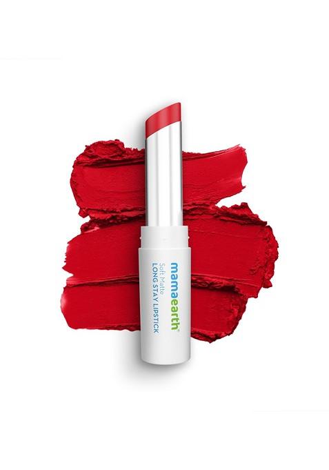 Mamaearth Soft Matte 12Hr Long Stay Lipstick With Jojoba Oil Vitamin E 3 5G Ruby Red