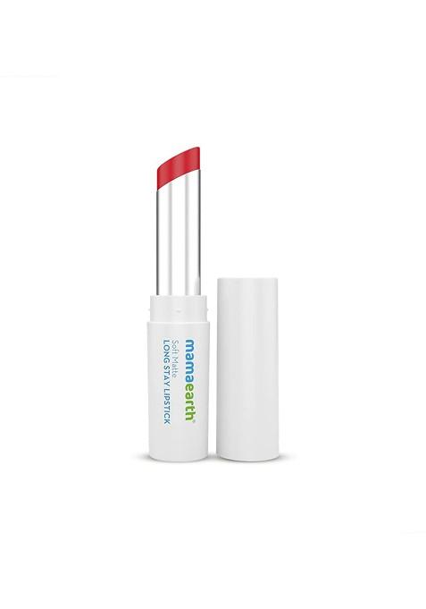 Mamaearth Soft Matte 12Hr Long Stay Lipstick With Jojoba Oil Vitamin E 3 5G Ruby Red