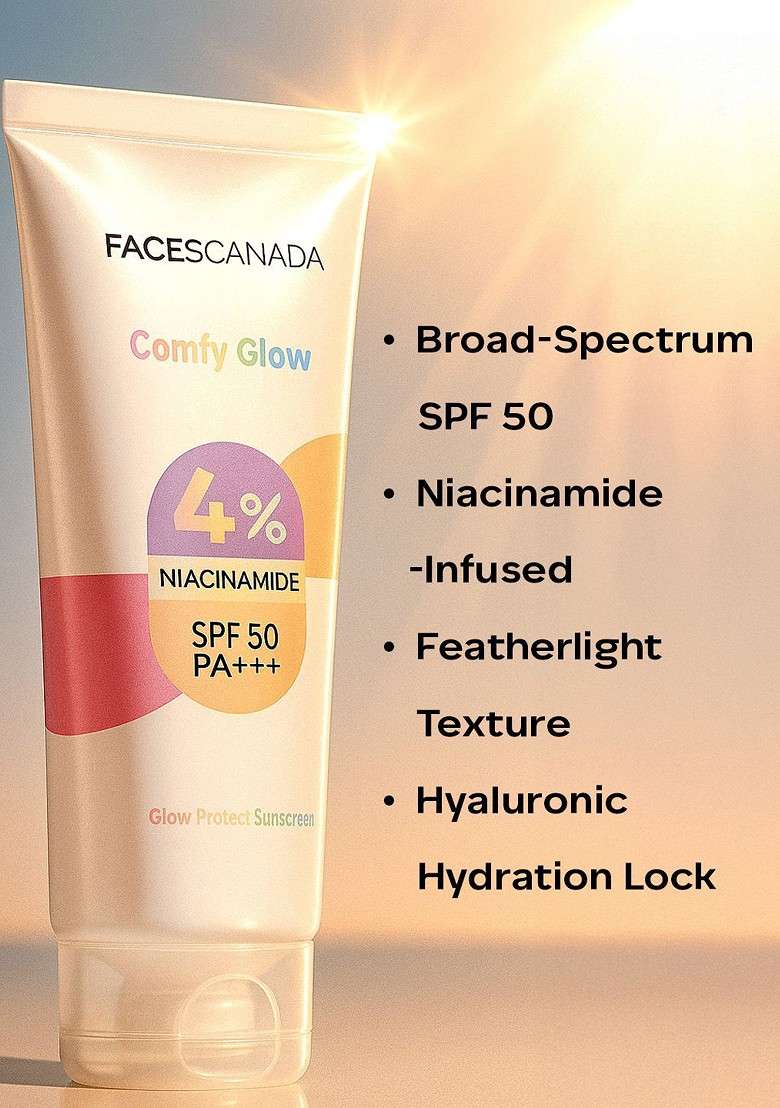 Faces Canada Set Of 2 Strobe Cream 18 Ml Rose Gold Comfy Glow Sunscreen 30 - Indya