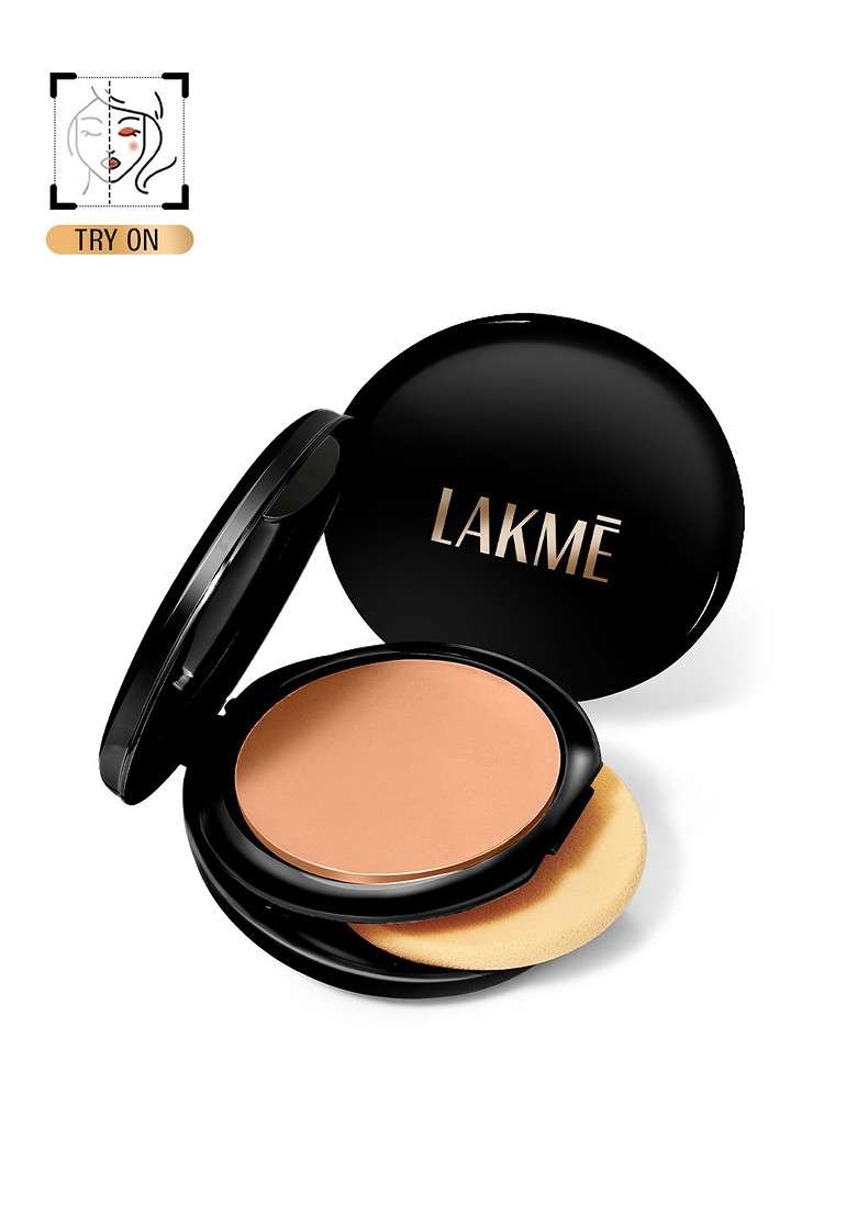 Lakme Xtraordin Airy Compact 2 In 1 Foundation 06 Almond Honey 9G - Indya