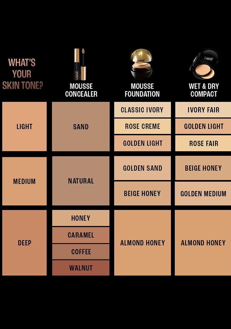 Lakme Xtraordin Airy Mattereal Mousse Foundation Matte Finish 06 Almond Honey 25G