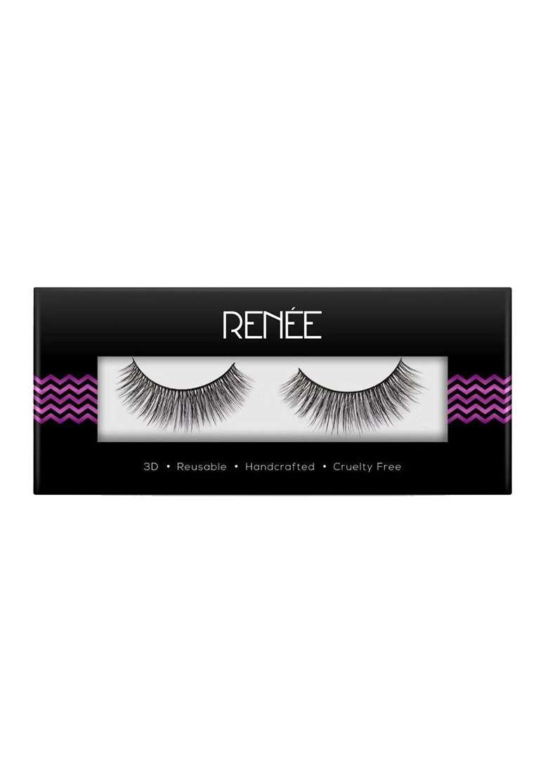Renee Kirsten Perfection Reusable Handcrafted False Eyelashes Black - Indya
