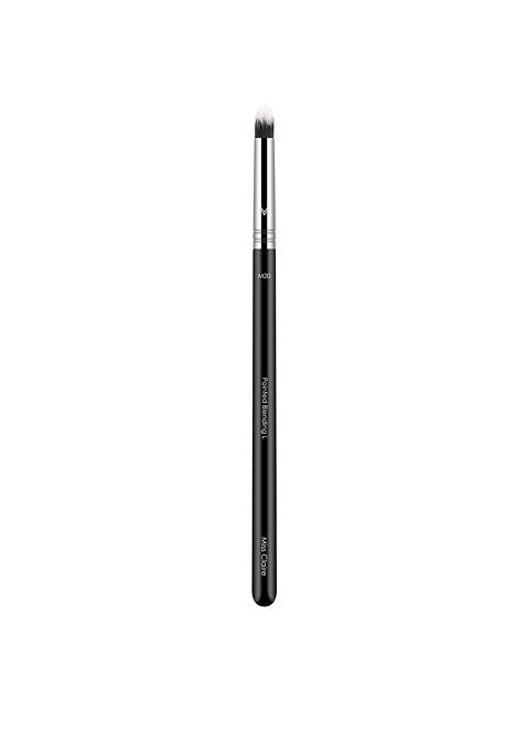 Miss Claire Chrome Pointed Blending Brush M20 Black Silver Toned