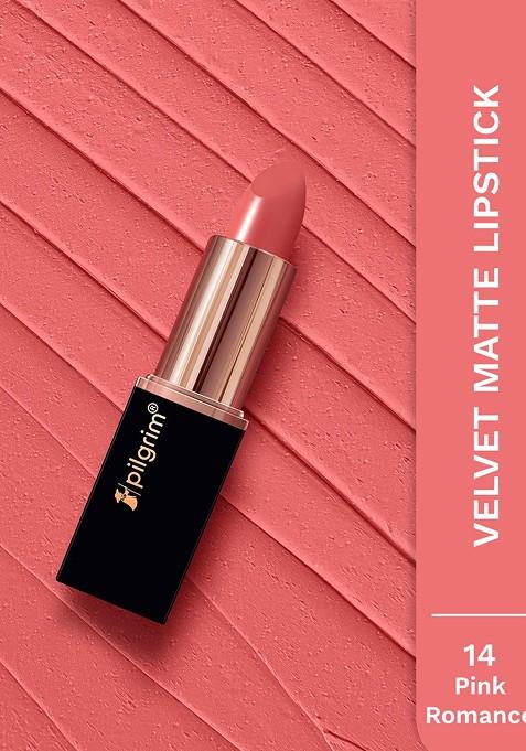 Pilgrim Matte Bullet Intense Colour Transferproof Smudgeproof Lipstick Pink Romance 14